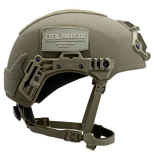 EXFIL Ballistic Helmet with EXFIL Rail 3.0 Ranger Green #2