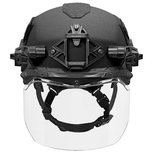EXFIL Face Shield Installed on the EXFIL Ballistic SL Black